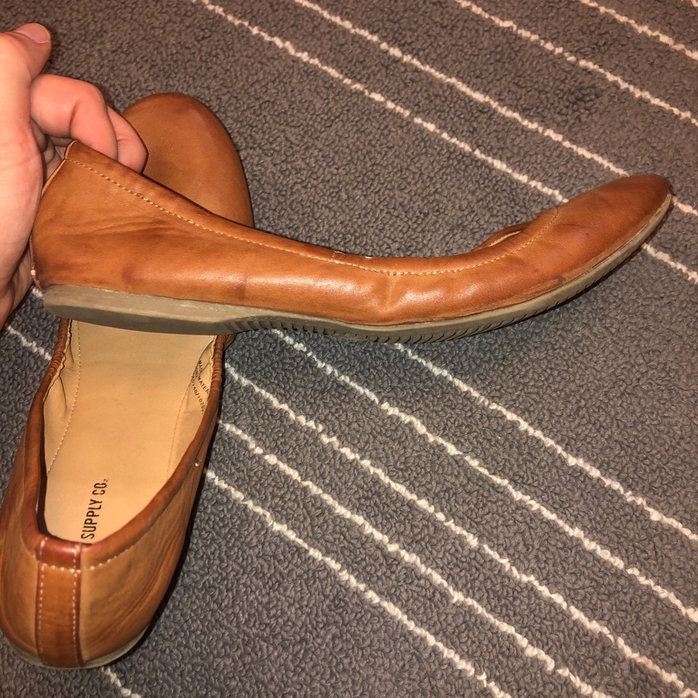 Mossimo Supply Co. Cognac Ballet Flats - Size 8